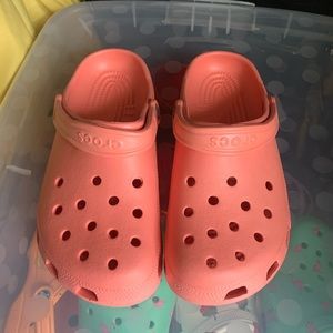 BNWOT. Never worn “orange” crocs